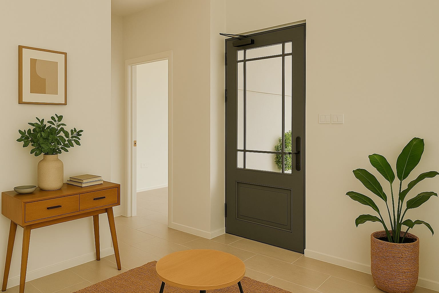 ประตูอลูมิเนียมบานเปิด